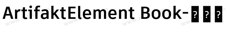 ArtifaktElement Book字体转换